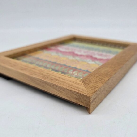 Decorative Bamboo Wooden Picture Photo Frame 4"x6" Thailand - Picture 10 of 11